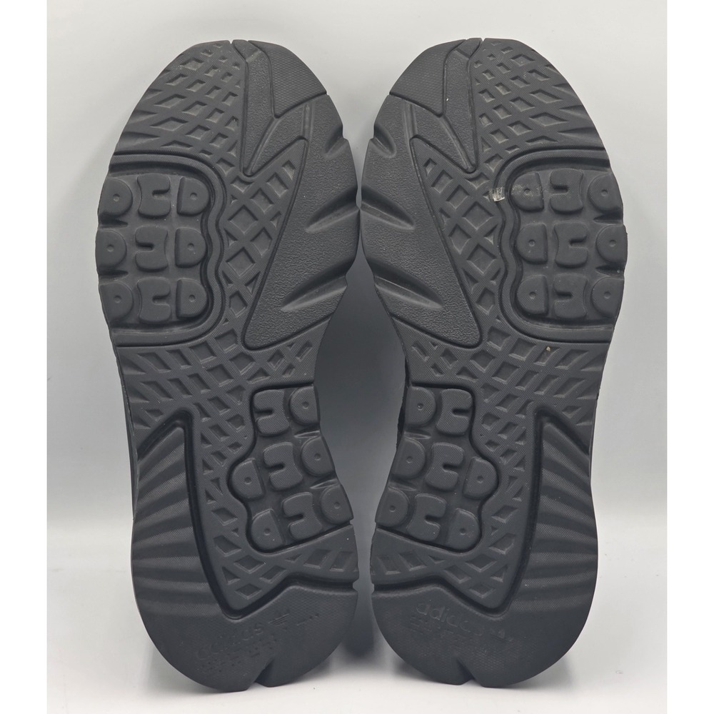 adidas Nite Jogger Triple Black Men's Size 10 BD7954 Shoes Sneakers - Picture 12 of 12